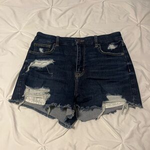 AE Distressed Denim Shorts